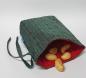 Preview: Kartoffelwärmer / Gschwellti-Beutel mit Band dunkelgrün