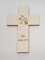 Preview: Holzkreuz mit betendem Engel