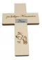 Preview: Holzkreuz zur Erstkommunion mit eingraviertem Namen