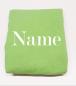 Preview: Nuschi hellgrün mit Name bestickt