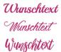 Preview: Autoaufkleber Wunschtext 40cm - pink