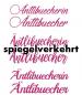 Preview: Autoaufkleber Äntlibuecher 30cm - pink - spiegelverkehrt