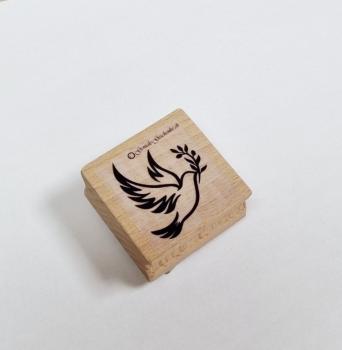 Holzstempel Taube 1