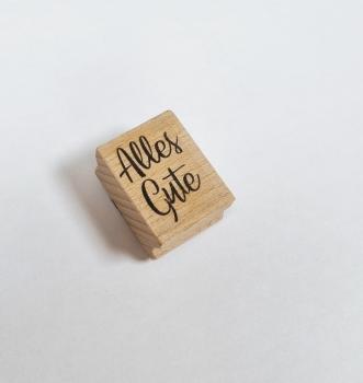 Holzstempel Alles Gute