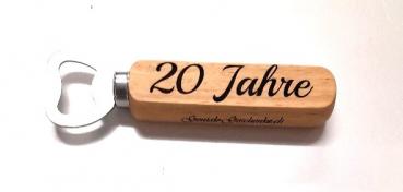 cooler Flaschenöffner - 20 Jahre