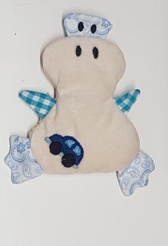 Traubenkern Ente Auto blau