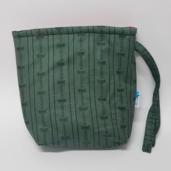 Preview: Kartoffelwärmer / Gschwellti-Beutel mit Band dunkelgrün