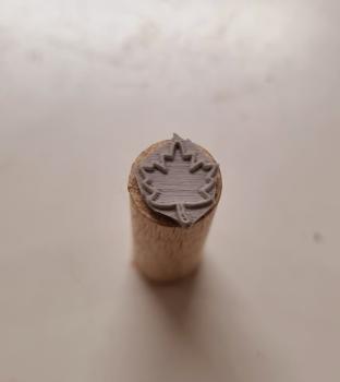 Holzstempel Ahornblatt Mini