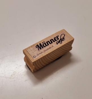 Holzstempel Männersache