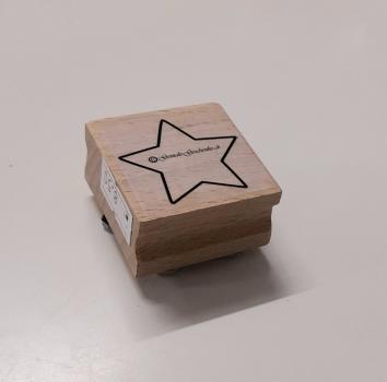 Holzstempel Stern hohl