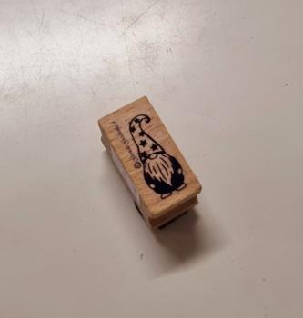 Holzstempel Wichtel / Zwerg Ruedi