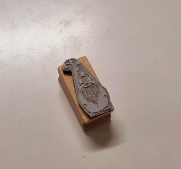 Preview: Holzstempel Wichtel / Zwerg Ruedi