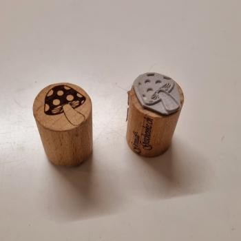 Holzstempel Glückspilz / Fliegenpilz / Pilz