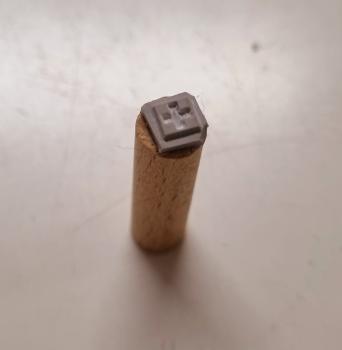 Holzstempel Schweizerkreuz Mini