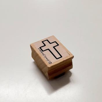 Holzstempel Erstkommunion / Firmung - Kreuz