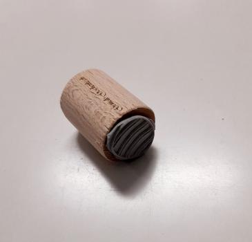 Preview: Holzstempel Osterei / Ei gestreift (klein)