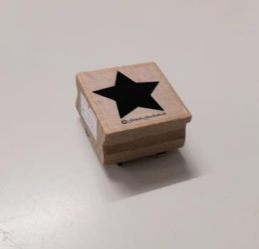 Holzstempel Stern voll