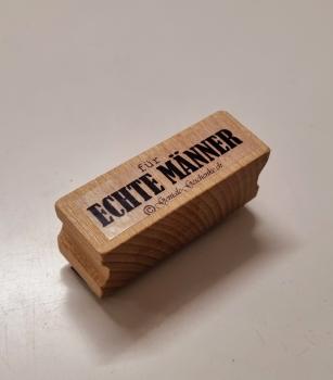 Holzstempel für echte Männer (klein)