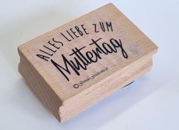 Holzstempel vo alles Liebe zum Muttertag