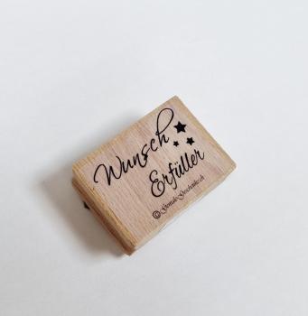 Holzstempel Wunscherfüller