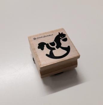 Holzstempel Schaukelpferd