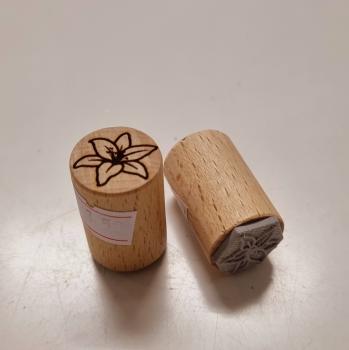 Holzstempel Blüte / Lilie / Blume