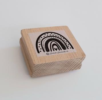 Holzstempel Regenbogen
