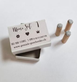 Holzstempel Mini-Set Nr. 1