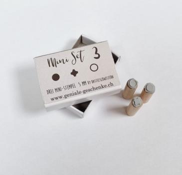 Holzstempel Mini-Set Nr. 3