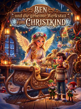 Weihnachtgeschichte : Ben und die geheime Werkstatt vom Christkind - 24-teilige Vorlesegeschichte für Kinder