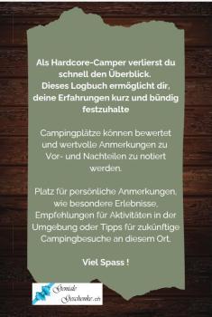 Preview: Camping Logbuch - Behalte die Übersicht deiner Camping Abenteuer !