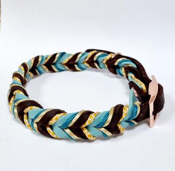 Hundehalsband "Fixy" in Grösse M (roségold)