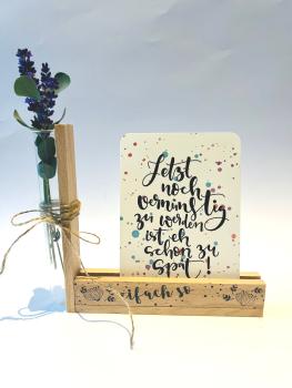 Preview: Holz - Klötzchen - Deko WorkShop - Datum noch offen