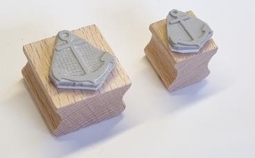 Holzstempel Anker