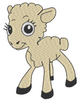 Nuschi bestickt mit Schaf