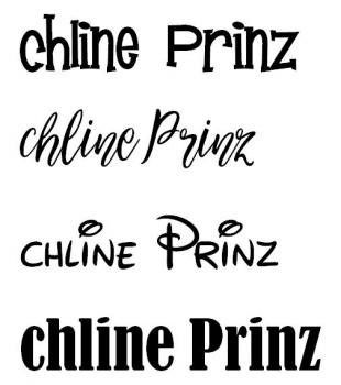 Schlupflatz bestickt mit chline Prinz