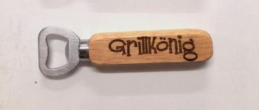 cooler Flaschenöffner - Grillkönig
