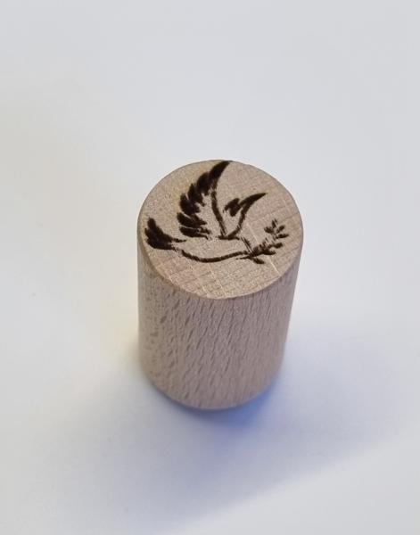 Holzstempel Taube 1