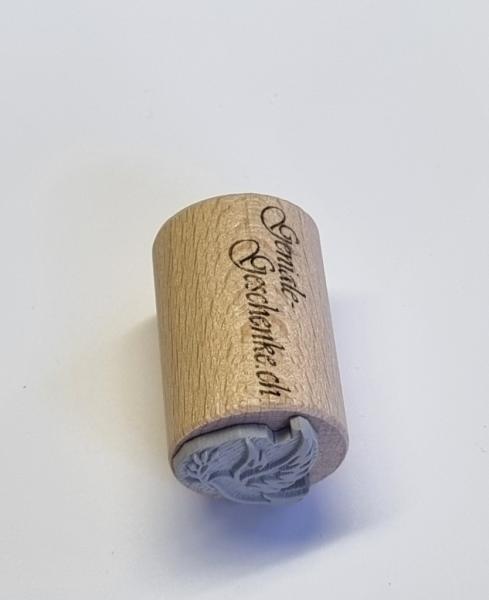Holzstempel Taube 1