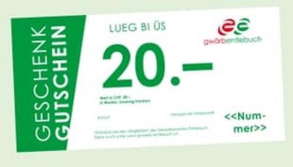 Gewerbegutschein Enlebuch CHF 20.00