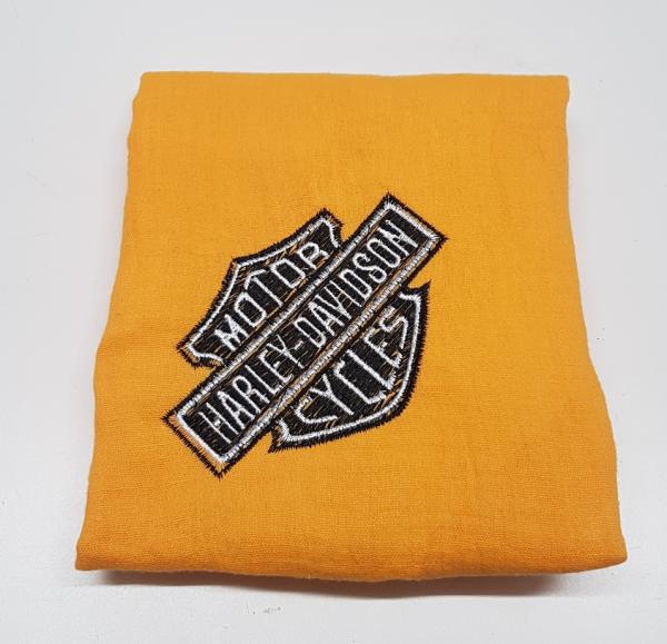 Nuschi bestickt mit Harley Davidson + Wunschname