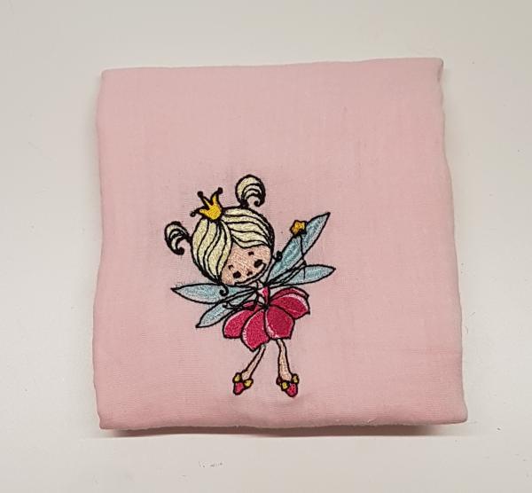 Nuschi bestickt mit Fee 1