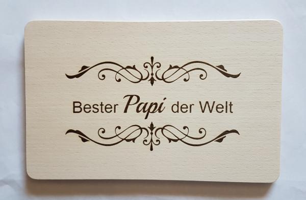 Brettchen für bester Papi / Götti / Mami / Gotti ...