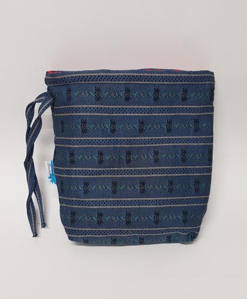 Kartoffelwärmer / Gschwellti-Beutel mit Band dunkelblau