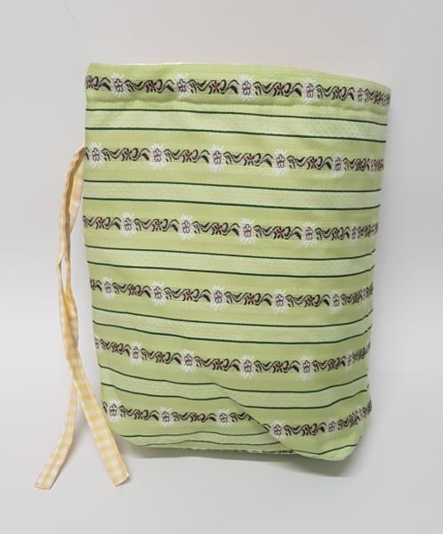 Kartoffelwärmer / Gschwellti-Beutel mit Band hellgrün