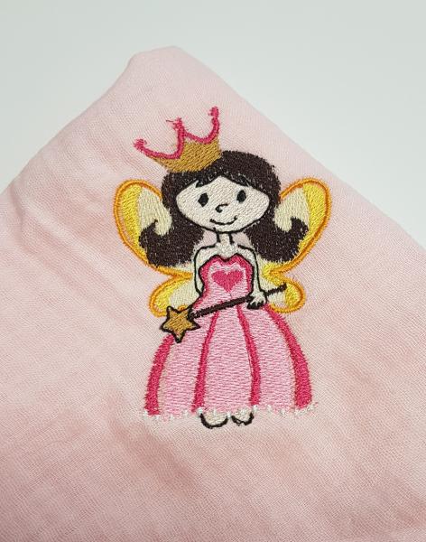 Nuschi bestickt mit Feen Prinzessin
