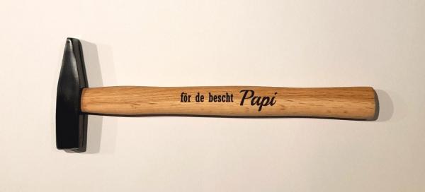 origineller Hammer "för de bescht Papi"