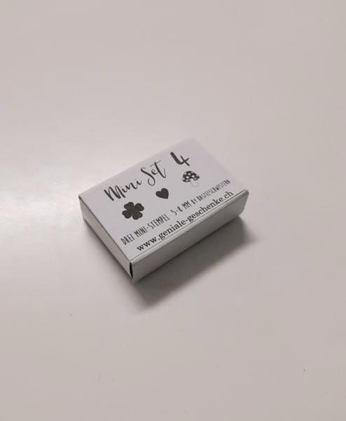 Holzstempel Mini-Set Nr. 4