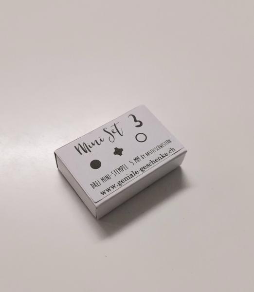 Holzstempel Mini-Set Nr. 3