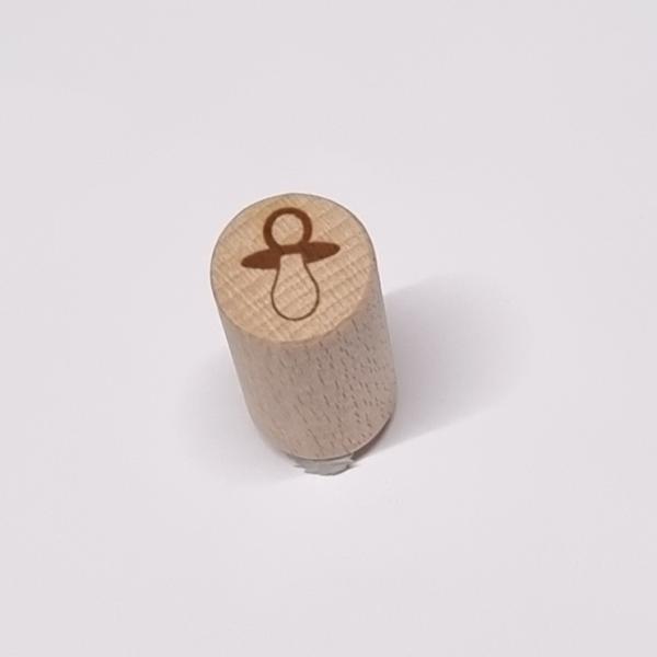 Holzstempel Schnuller / Nuggi 2